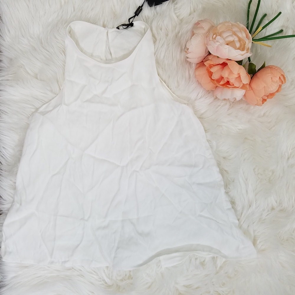 NWT Massimo Dutti Flowing Halter Sleeveless Tank